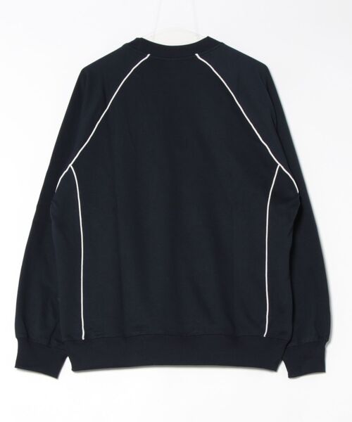 Reebok（リーボック）の「【EC別注】Reebok リーボック ブランド ロゴ ワンポイント ワッペン 刺繍 裏毛 プルオーバー スウェット トレーナー（スウェット・メンズ・ブラック/ネイビー/グレー系その他・LL/L/M）」の4枚目の写真