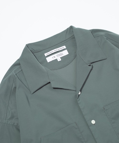F/CE. エフシーイー ソロテックス ハーフジップ 半袖ブルゾン Tシャツ 黒 F/CE. SOLOTEX MICROFT TECH SHIRT / エフシーイー ソロテックス