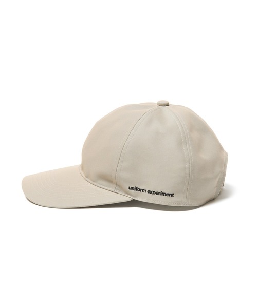 uniform experiment（ユニフォームエクスペリメント）の「LONG VISOR CAP（キャップ・メンズ・ベージュ/ブラック・FREE）」の5枚目の写真