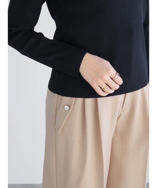 Te chichi（テチチ）の「レース衿ニットプルオーバー（ニット/セーター・レディース・グレー/ブラック/オフホワイト・F）」の17枚目の写真