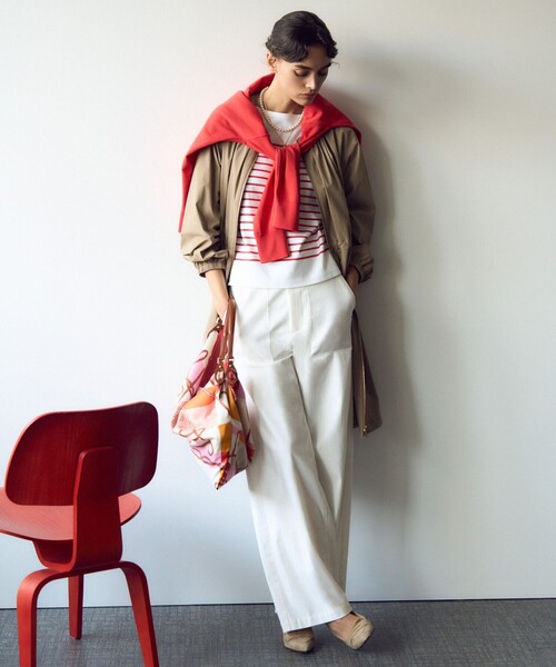 885 新品今季新作 23区 ナイロン2WAYストレッチ ロングアウター 38 セール】【撥水加工】ナイロン2WAYストレッチ ロングアウター