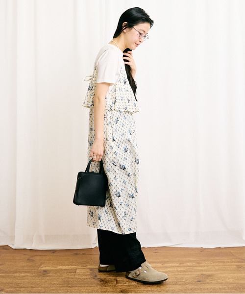 fig Ｌondon（フィグロンドン）の「●Grandma sofa dress（ワンピース・レディース・ブルー/グリーン・FREE）」の10枚目の写真