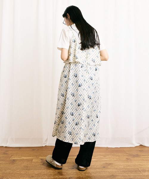 fig Ｌondon（フィグロンドン）の「●Grandma sofa dress（ワンピース・レディース・ブルー/グリーン・FREE）」の17枚目の写真