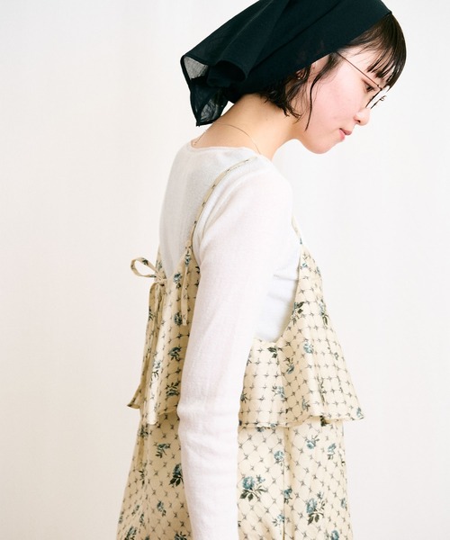 fig Ｌondon（フィグロンドン）の「●Grandma sofa dress（ワンピース・レディース・ブルー/グリーン・FREE）」の12枚目の写真