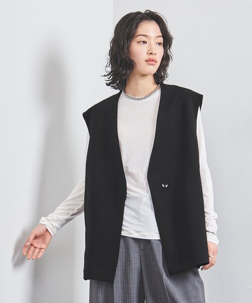 UNITED ARROWS（ユナイテッドアローズ）の「COMFY Vノーカラー ベスト
