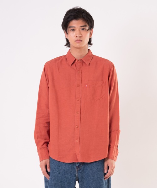 Levi's(リーバイス)の「Levi's/リーバイス サンセット ポケット スタンダードシャツ(シャツ/ブラウス・メンズ・レッド・XL/L/M/S)」の1枚目の写真