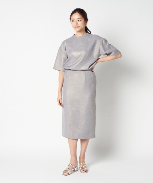 HELIOPOLE（エリオポール）の「GLITTER TIGHT SKIRT（スカート・レディース・グレー/チャコールグレー・36/38）」の11枚目の写真