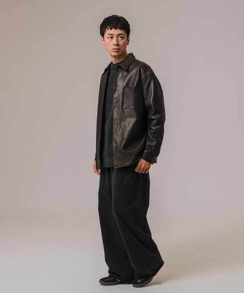 EDIFICE（エディフィス）の「Ecofade バギー スウェットパンツ（スラックス・メンズ・ブラック/ネイビー・MEDIUM/LARGE）」の3枚目の写真