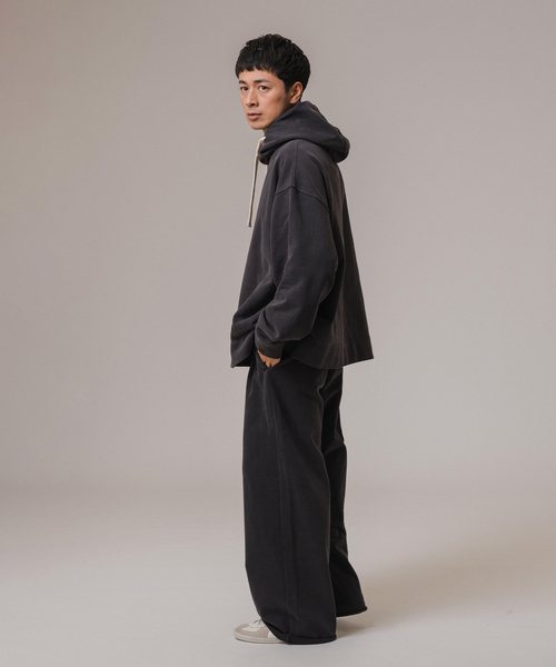 EDIFICE（エディフィス）の「Ecofade バギー スウェットパンツ（スラックス・メンズ・ブラック/ネイビー・MEDIUM/LARGE）」の17枚目の写真