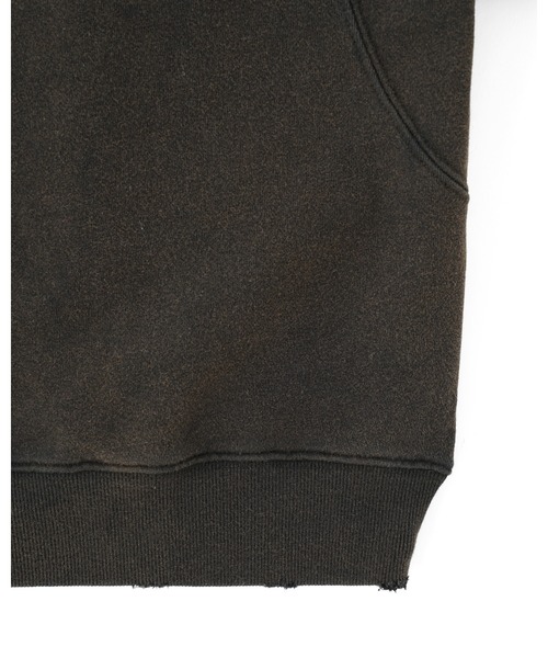 ROSE BUD（ローズバッド）の「【WEB・一部店舗限定】SPRAY  BLEACH PANEL SWEAT（スウェット・レディース・グレー/ブルー・ONE SIZE）」の19枚目の写真