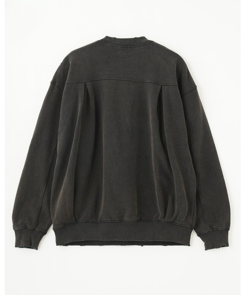 ROSE BUD（ローズバッド）の「【WEB・一部店舗限定】SPRAY  BLEACH PANEL SWEAT（スウェット・レディース・グレー/ブルー・ONE SIZE）」の20枚目の写真
