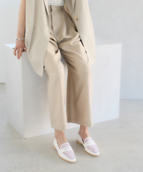 carino(カリーノ)の「メッシュチュールローファー(ローファー・レディース・カーキ/ブラック/ホワイト系その他2・24.5cm/24cm/23.5cm/23cm/22.5cm)」の13枚目の写真