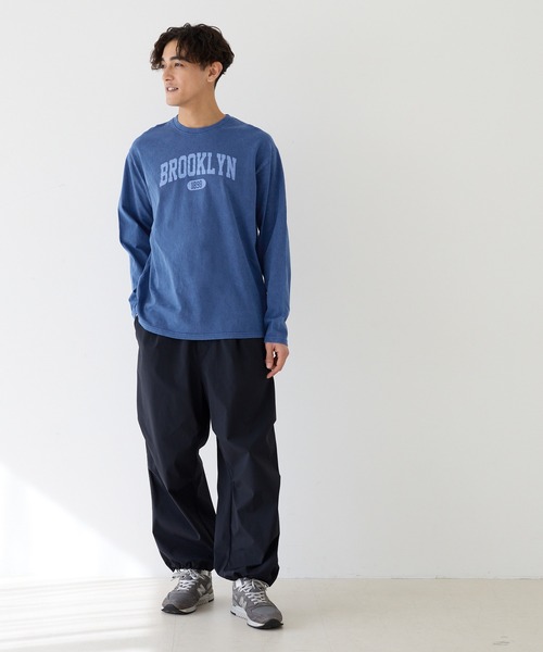 coca(coca)(コカ)の「ピグメントアソートプリントロングTシャツ(Tシャツ/カットソー・メンズ・グレー/ブラウン/チャコール/ダークブルー・M/L)」の21枚目の写真