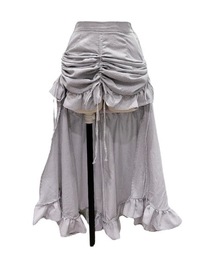 lilLilly（リルリリー）の「アシンメトリーフレアプリーツスカート  