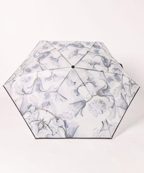 Waterfront（ウォーターフロント）の「memorif. 自動開閉 折 55cm（折りたたみ傘・レディース・グリーン/グレー/マルチ・FREE）」の14枚目の写真