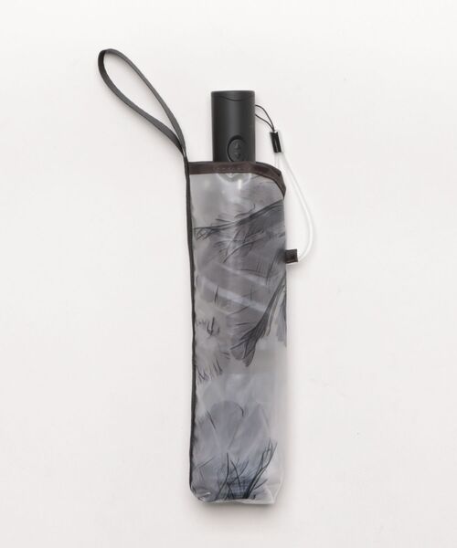 Waterfront（ウォーターフロント）の「memorif. 自動開閉 折 55cm（折りたたみ傘・レディース・グリーン/グレー/マルチ・FREE）」の15枚目の写真