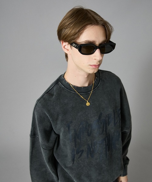 ANDER HUNK（アンダーハンク）の「Vintage Washed Sweat Pullover/ヴィンテージウォッシュスウェットプルオーバー（スウェット・メンズ・ブラウン/ブラック・LARGE/MEDIUM）」の18枚目の写真