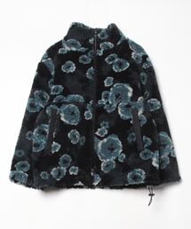 【雰囲気最高❗️】ビンテージ アンティーク 花柄 ジャケット 古着 総柄 レディース 古着 LEMON GRASS 花 フラワー 総柄 デザイン ゴブラン