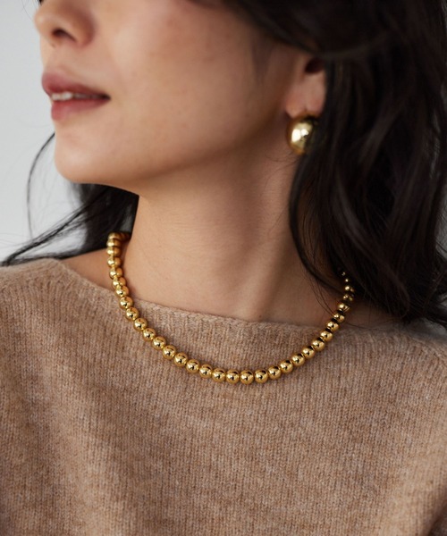 BARNYARDSTORM（バンヤードストーム）の「BARNYARDSTORM / 8mm真鍮ボールネックレス（ネックレス・レディース・その他2/その他1・FREE）」の5枚目の写真