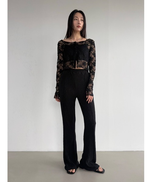 Didot.showroom(ディドット ショールーム)の「【DIDOT.】フラワーレースシアーカーディガン(カーディガン/ボレロ・レディース・アイボリー/ブラック/ブラウン・FREE)」の15枚目の写真