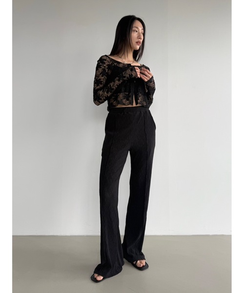 Didot.showroom(ディドット ショールーム)の「【DIDOT.】フラワーレースシアーカーディガン(カーディガン/ボレロ・レディース・アイボリー/ブラック/ブラウン・FREE)」の16枚目の写真