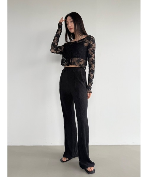 Didot.showroom(ディドット ショールーム)の「【DIDOT.】フラワーレースシアーカーディガン(カーディガン/ボレロ・レディース・アイボリー/ブラック/ブラウン・FREE)」の17枚目の写真