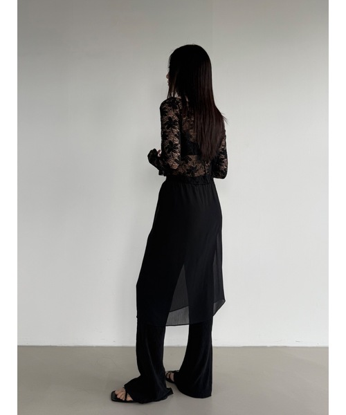 Didot.showroom(ディドット ショールーム)の「【DIDOT.】フラワーレースシアーカーディガン(カーディガン/ボレロ・レディース・アイボリー/ブラック/ブラウン・FREE)」の20枚目の写真