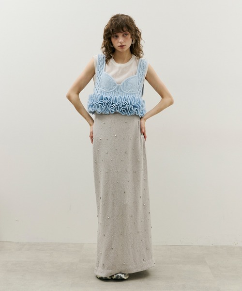2点まとめてのみ　theredthread 即完♡ インナーセット　スカート THEREDTHREAD / ザレッドスレッド】S w skirt thread