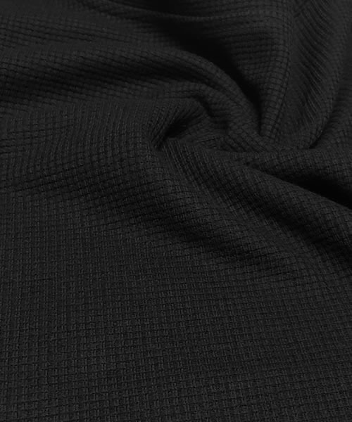 Pittok(ピットク)の「ラウンドネックワッフル生地プルオーバー(Tシャツ/カットソー・レディース・ホワイト/カーキ・MEDIUM)」の6枚目の写真
