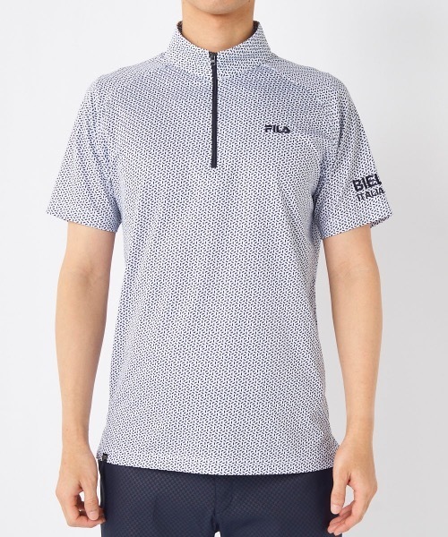 セール】【FILA GOLF/フィラゴルフ】ハーフジップ半袖シャツ