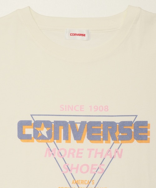 CONVERSE(コンバース)の「【CONVERSE/コンバース】Youtuber/モデル 星野夢奈着用 天竺 VINTEGE/ヴィンテージ風 クルーネック半袖Tシャツ(Tシャツ/カットソー・レディース・ホワイト系1/グレー系1/ブラック系1/ホワイト系2/グレー系2/ブラック系2・M/L)」の22枚目の写真
