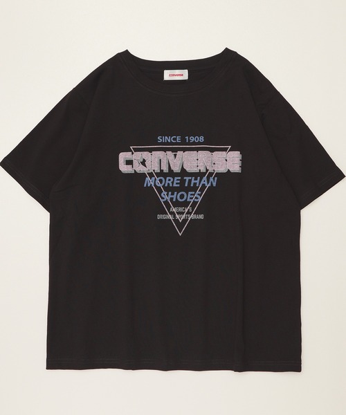 CONVERSE(コンバース)の「【CONVERSE/コンバース】Youtuber/モデル 星野夢奈着用 天竺 VINTEGE/ヴィンテージ風 クルーネック半袖Tシャツ(Tシャツ/カットソー・レディース・ホワイト系1/グレー系1/ブラック系1/ホワイト系2/グレー系2/ブラック系2・M/L)」の13枚目の写真
