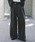 WYM LIDNMiEB oC hj́uSLIGHT FLARE DOUBLE CLOTH BAGGY SLACKSiXbNXjvbO[