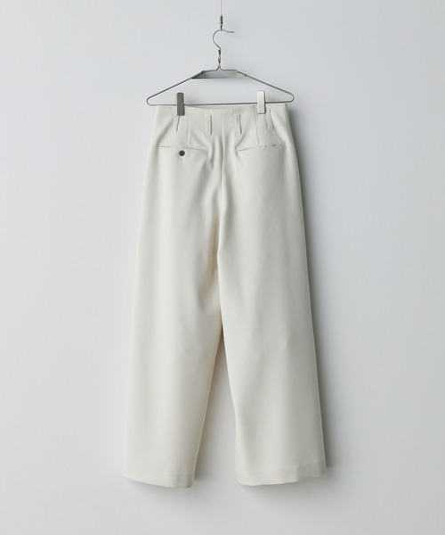 スーツ SLIGHT FLARE DOUBLE CLOTH BAGGY SLACKS WYM LIDNM（ウィム バイ リドム）の「SLIGHT FLARE DOUBLE CLOTH