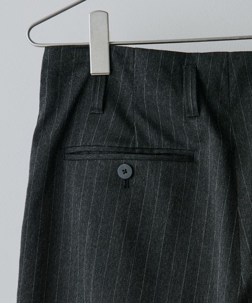スーツ SLIGHT FLARE DOUBLE CLOTH BAGGY SLACKS SLIGHT FLARE DOUBLE CLOTH BAGGY SLACKS（スラックス）｜WYM