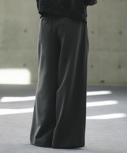 スーツ SLIGHT FLARE DOUBLE CLOTH BAGGY SLACKS SLIGHT FLARE DOUBLE