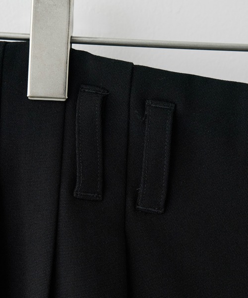 SLIGHT FLARE DOUBLE CLOTH BAGGY SLACKS（スラックス）｜WYM