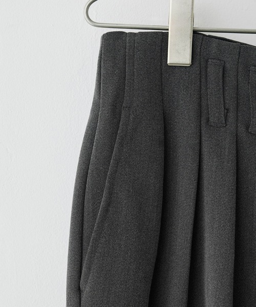 スーツ WYMSLIGHT FLARE DOUBLE CLOTH BAGGYSLACKS SLIGHT FLARE DOUBLE CLOTH BAGGY SLACKS（スラックス）｜WYM