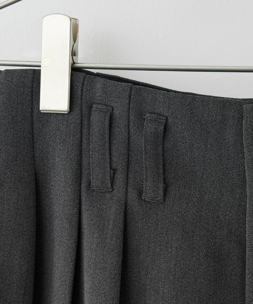 スーツ SLIGHT FLARE DOUBLE CLOTH BAGGY SLACKS SLIGHT FLARE DOUBLE CLOTH BAGGY SLACKS（スラックス）｜WYM