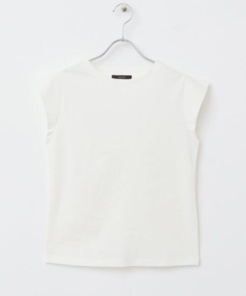 URBAN RESEARCH ROSSO WOMEN（アーバンリサーチ　ロッソ）の「クールタッチスーピマコットンフレンチTシャツ（Tシャツ/カットソー・レディース・オフホワイト/ピンク/ミント/ネイビー・FREE）」の17枚目の写真