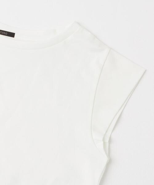 URBAN RESEARCH ROSSO WOMEN（アーバンリサーチ　ロッソ）の「クールタッチスーピマコットンフレンチTシャツ（Tシャツ/カットソー・レディース・オフホワイト/ピンク/ミント/ネイビー・FREE）」の18枚目の写真