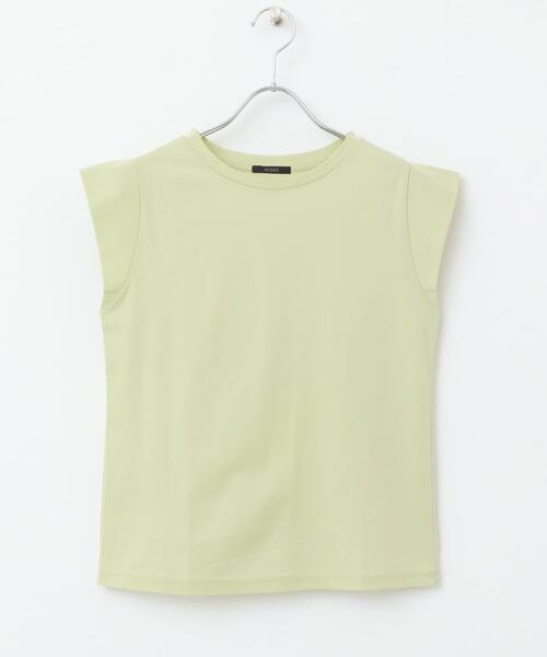 URBAN RESEARCH ROSSO WOMEN(アーバンリサーチ ロッソ)の「クールタッチスーピマコットンフレンチTシャツ(Tシャツ/カットソー・レディース・オフホワイト/ピンク/ミント/ネイビー・FREE)」の21枚目の写真