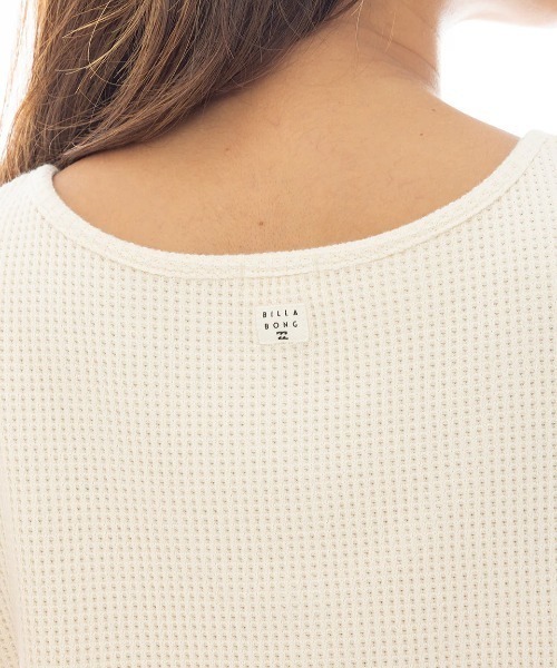 BILLABONG(ビラボン)の「BILLABONG レディース 【CHILLWEAR】 WAFFLE TANK TOP タンクトップ 【2025年春夏モデル】/ビラボンセットアップ対応ワッフルタンクトップ(タンクトップ・レディース・ブラック系その他/アイボリー/ピンク系その他・MEDIUM)」の6枚目の写真
