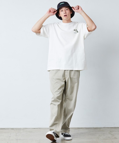 L.L.Bean(エルエルビーン)の「ウォーターレペレント・コットン・ツイル・バケット・ハット(ハット・メンズ・ネイビー/ベージュ/オフホワイト/ブラック・LARGE)」の22枚目の写真