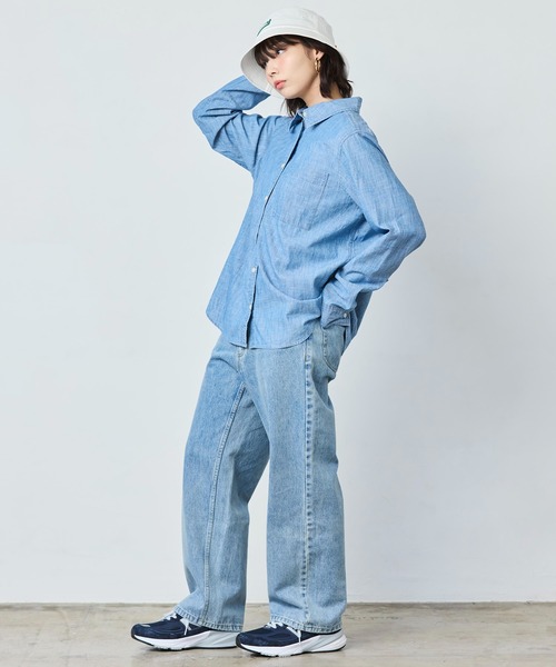 L.L.Bean(エルエルビーン)の「ウォーターレペレント・コットン・ツイル・バケット・ハット(ハット・メンズ・ネイビー/ベージュ/オフホワイト/ブラック・LARGE)」の13枚目の写真