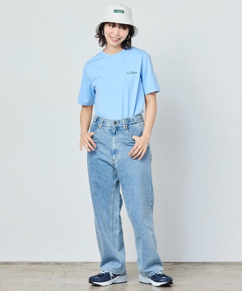 L.L.Bean(エルエルビーン)の「ウォーターレペレント・コットン・ツイル・バケット・ハット(ハット・メンズ・ネイビー/ベージュ/オフホワイト/ブラック・LARGE)」の7枚目の写真