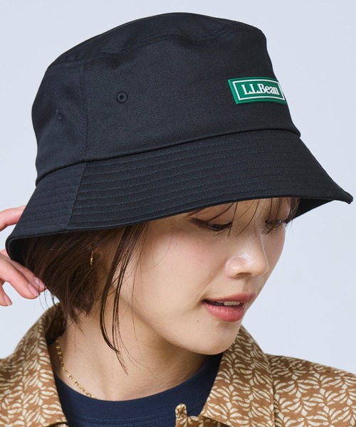 L.L.Bean(エルエルビーン)の「ウォーターレペレント・コットン・ツイル・バケット・ハット(ハット・メンズ・ネイビー/ベージュ/オフホワイト/ブラック・LARGE)」の15枚目の写真