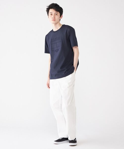 TOMMY HILFIGER（トミーヒルフィガー）の「ヘリンボーンチノパンツ（チノパンツ・メンズ・ホワイト・34inch/32inch/30inch/36inch）」の2枚目の写真