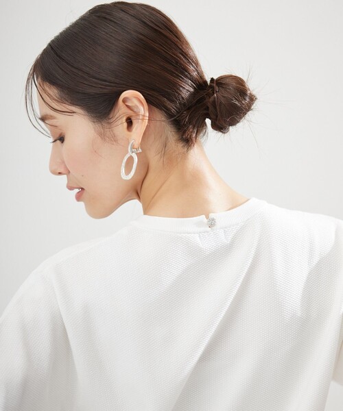 組曲(クミキョク)の「カノコニットTシャツ(ニット/セーター・レディース・ネイビー系/アイボリー系/ネイビー系1・2/3)」の18枚目の写真