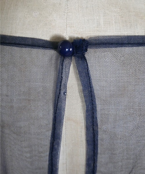 My shawty（ﾏｲｼｬｳﾃｨｰ）の「frill tule top（ドレス・レディース・ネイビー/ブラック/アイボリー/グリーン/ベージュ/ピンク・FREE）」の16枚目の写真